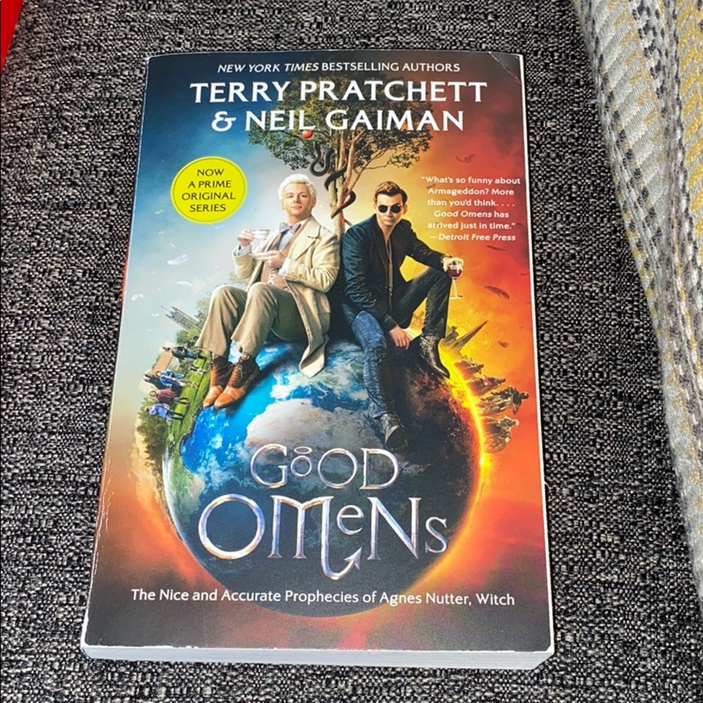 Good Omens Book by Terry Pratchett and Neil Gaiman